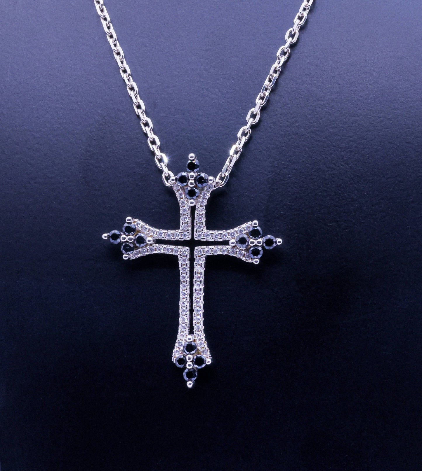 Cross Projection Necklace for Women - 5g | 35cm | Exotics Silver