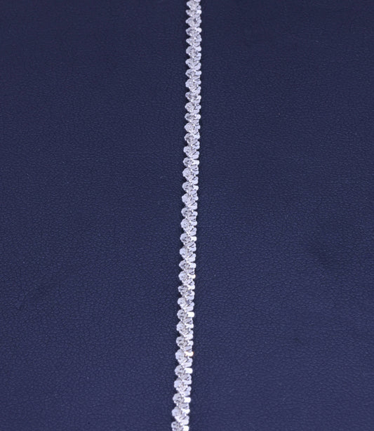 Michu Simple Design Chain for Women - 4g | 11cm | Exotics Silver