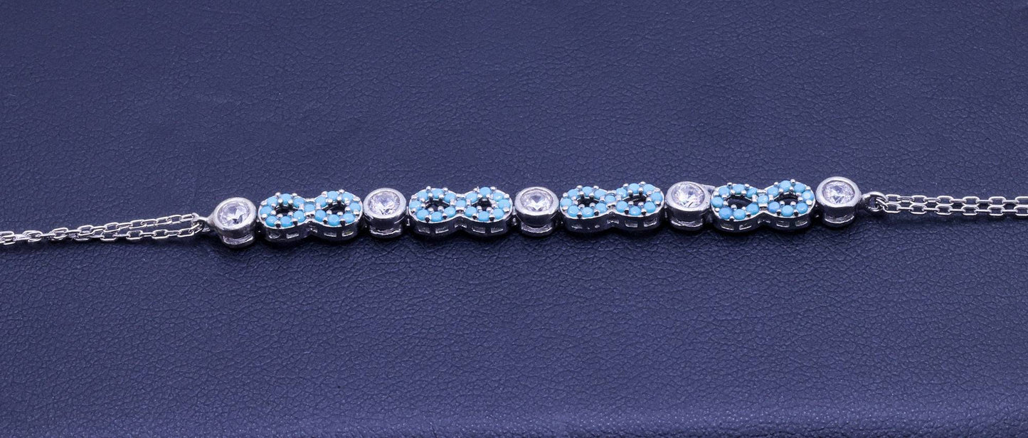 Sterling Silver Bracelet for Women 4.5 11cm