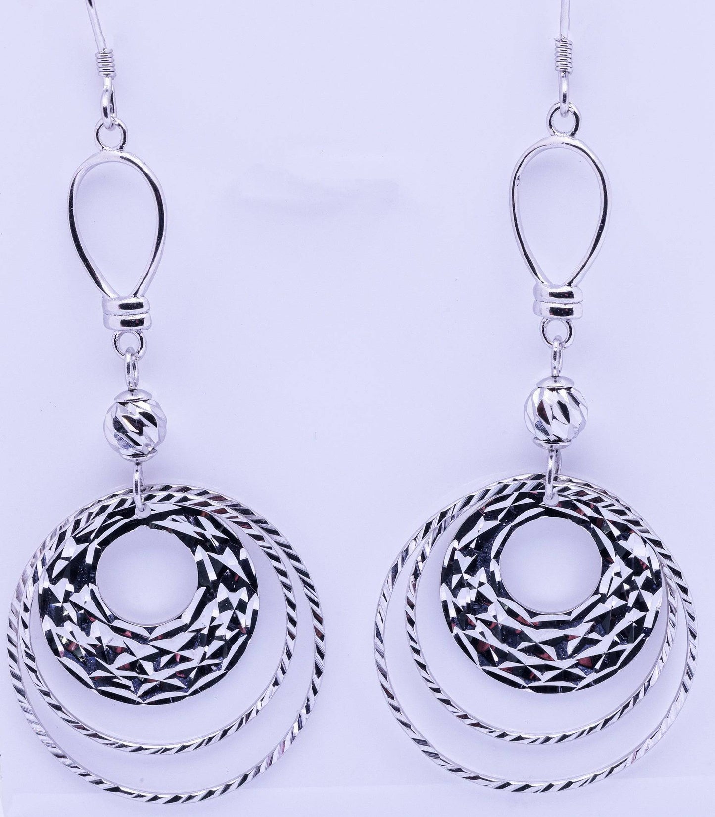 Sterling Silver Galaxy Earrings - 5g | Exotics Silver