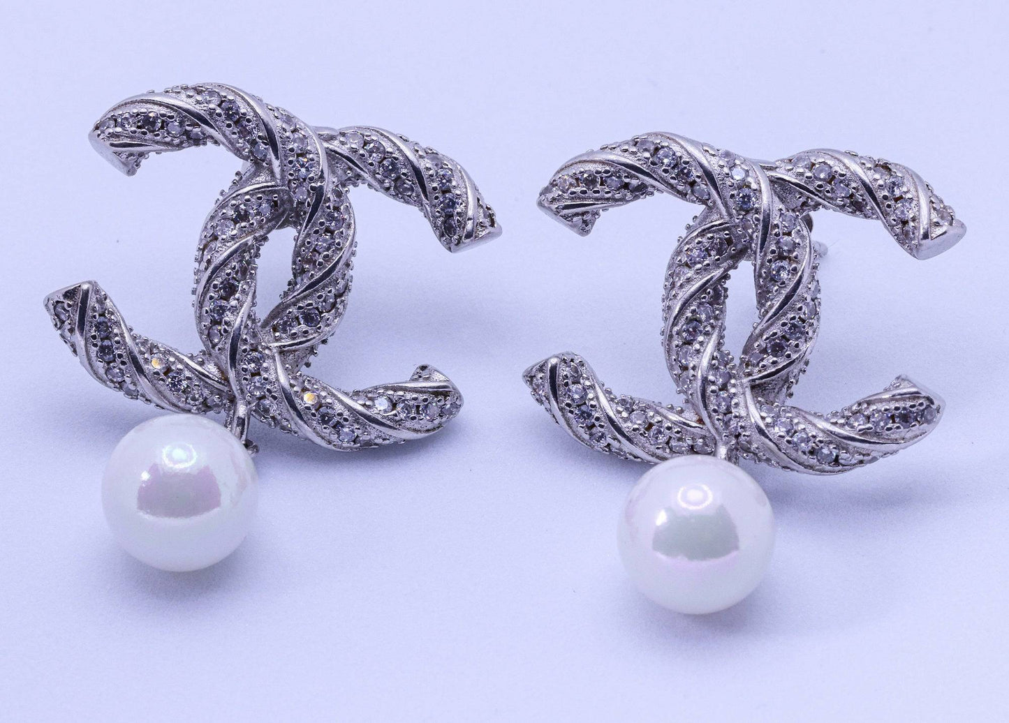 Pearl Beautiful Cocktail Prom Earring - 2g | Exotics Silver