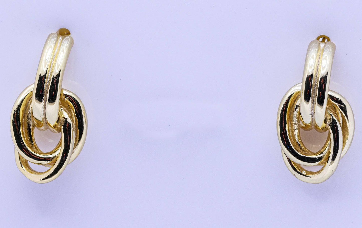 Unique Circles Crossed Dangle Drop Earrings - 3g | Exotics Silver